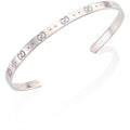 Gucci GG Icon Silver Bangle Bracelet